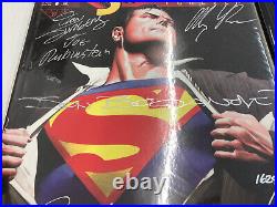 NEW CERTIFIED SUPERMAN 60th ANNIVERSARY AUTOGRAPHED 2 BOOK SET #1624