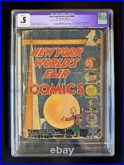 NEW YORK WORLDS FAIR 1939 (nn) CGC. 5 -1st App Sandman/Early Superman! RESTO