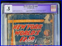 NEW YORK WORLDS FAIR 1939 (nn) CGC. 5 -1st App Sandman/Early Superman! RESTO