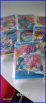 Near full box COMIC BOOK CANDY Leaf DC Secret Origin Stories Superman Batman ++