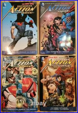 New 52 Superman Action Comics HC Lot