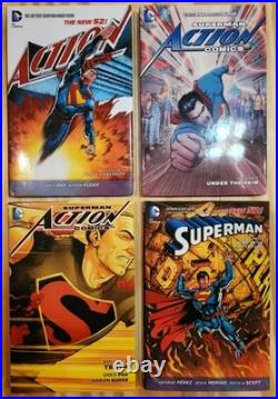 New 52 Superman Action Comics HC Lot