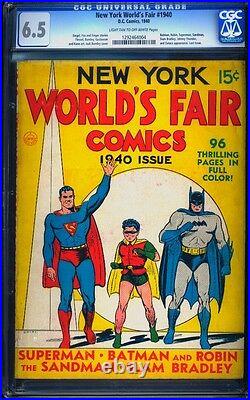 New York World's Fair 1940 CGC 6.5 Golden Age Key DC Comic L@@K