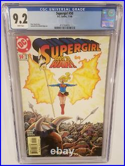 Nov. 2000 DC Supergirl Goes to War issue #50 CGC graded 9.2