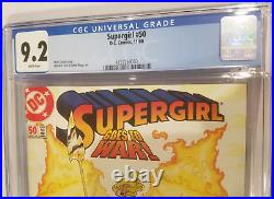 Nov. 2000 DC Supergirl Goes to War issue #50 CGC graded 9.2