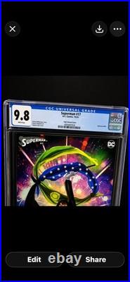 ONLY 6 graded at 9.8 DC Comics Superman #17 CGC 9.8 Zatanna Sejic cover