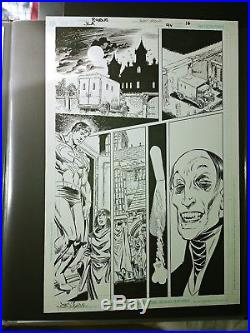 Original Comic Art JLA Issue 94 Pg 16 Superman Crucifier John Byrne Jerry Ordway