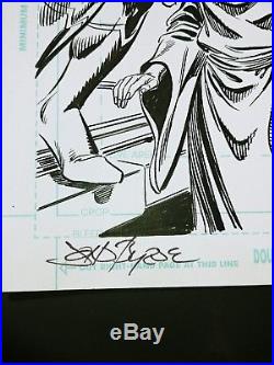 Original Comic Art JLA Issue 94 Pg 16 Superman Crucifier John Byrne Jerry Ordway