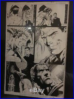 Original Jim Lee Superman art Issue 204 page 15 signed excellent shape