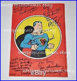 Original SUPERMAN RETURNS Comic Book #1 OOAK Cast Hand Signed Prop Brandon Routh