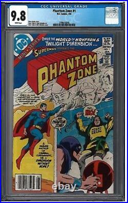 PHANTOM ZONE SET #1-#4 CGC 9.8 (1/82-4/82) DC Comics white pages