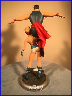 POWER GIRL & SUPERMAN BOMBSHELL STATUE DC Comics Collectibles 661/5200 NEW 14