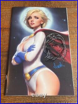 Power Girl Special #1 Will Jack Remark Sketch Coa Excl Sexy Virgin Variant-c