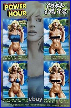 Power Hour 2 Supergirl Cosplay (NM+ 3 Book Set) Fernando Rocha HTF Full Nude