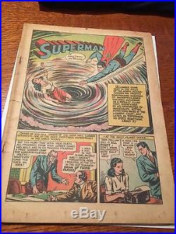 Rare 1940 Golden Age Action Comics #24 Classic Superman Cover Complete