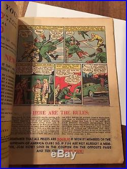 Rare 1941 Golden Age Action Comics #36 Classic Robot Cover Wow