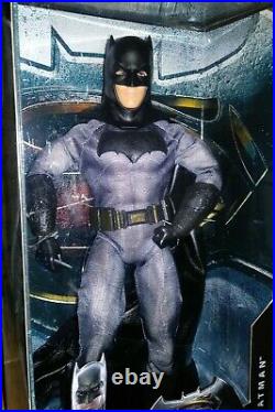 RARE Batman v Superman Action Figures Dolls BARBIE BLACK LABEL Dawn of Justice