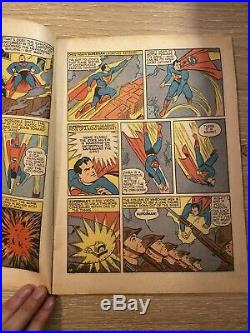 RARE Superman Comic #11 July August 1941 Original