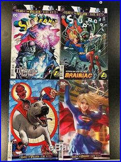 RECALLED Superman #14 & Supergirl #33 plus Variant Covers 4 issue lot set