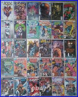 Random DC lot of 30 Doom Patrol Harley Quinn Icon Justice League Suicide Squad