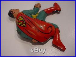 Rare 1940 MARX SUPERMAN ROLLOVER PLANE AIRPLANE FIGURE ONLY