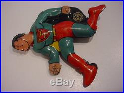 Rare 1940 MARX SUPERMAN ROLLOVER PLANE AIRPLANE FIGURE ONLY