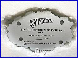Rare DC Direct Superman Key To The Fortress of Solitude Replica With COA