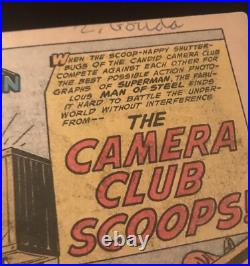 Rare Superman Comics Golden Age 1955 No Back Cover Front Cover Taped #99 GC