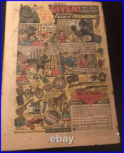 Rare Superman Comics Golden Age 1955 No Back Cover Front Cover Taped #99 GC