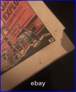 Rare Superman Comics Golden Age 1955 No Back Cover Front Cover Taped #99 GC