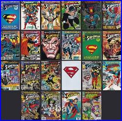 Reign of the Supermen complete 1993 crossover event! 22 issues! Black Suit Supes