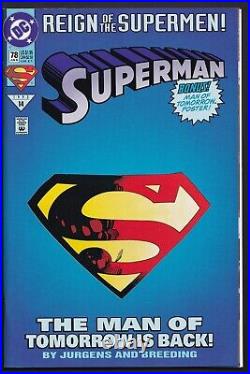 Reign of the Supermen complete 1993 crossover event! 22 issues! Black Suit Supes