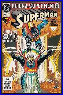 Reign of the Supermen complete 1993 crossover event! 22 issues! Black Suit Supes