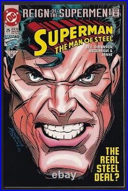 Reign of the Supermen complete 1993 crossover event! 22 issues! Black Suit Supes