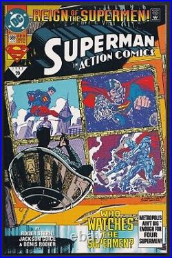 Reign of the Supermen complete 1993 crossover event! 22 issues! Black Suit Supes