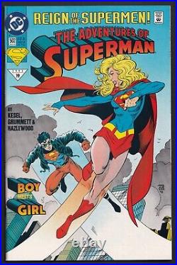 Reign of the Supermen complete 1993 crossover event! 22 issues! Black Suit Supes