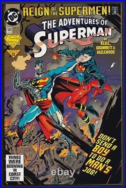 Reign of the Supermen complete 1993 crossover event! 22 issues! Black Suit Supes