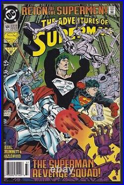 Reign of the Supermen complete 1993 crossover event! 22 issues! Black Suit Supes