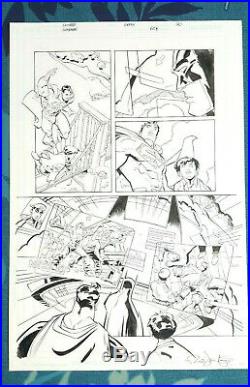 Rick LEONARDI Superman / Batman Original Art
