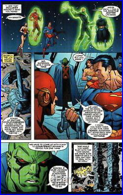 Ron Garney Jla Art-superman, Batman, Wonder Woman, Flash-free Shipping