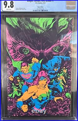 SET OF 3 NEON VARIANT CGC 9.8 Comic books LOOK AWESOME SET Superman Batman