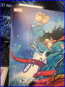 SPIDERMAN/SUPERMAN #1 Felix exclusive variant signed by Daniel Warren Johnson