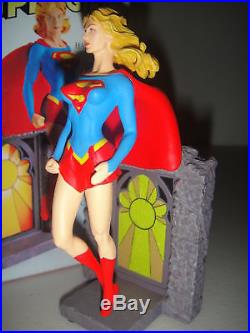 SUPERGIRL Mini-STATUE Maquette Bust SUPERMAN DC Comics