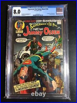SUPERMANS PAL JIMMY OLSEN 134 CGC 8.0 FIRST APPEARANCE DARKSEID! DC Silver Age