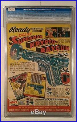 SUPERMAN #10 D. C. Comics, 5-6/1941 CGC Graded 6.5 FINE+