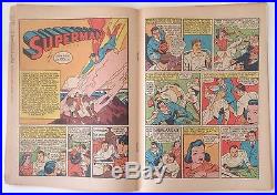 Superman # 11 Vg 4.0 Unrestored Original Us Ed In Chains Cover DC Comic 1941