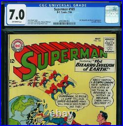 SUPERMAN #169 CGC 7.0 DC 1964, Bizarro & Mr. Mxyzptlk appearance