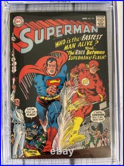 SUPERMAN #199 8/67 CGC Universal Graded 5.5 DC Comic Book Vintage