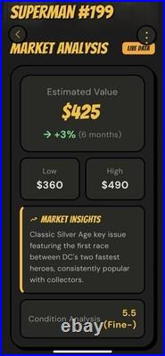 SUPERMAN #199 8/67 CGC Universal Graded 5.5 DC Comic Book Vintage