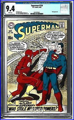 SUPERMAN #220 CGC 9.4 (10/69) DC COMICS white pages